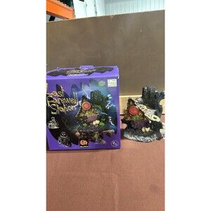 Collins International Last Farewell  Halloween Light Porcelain Ceramic House